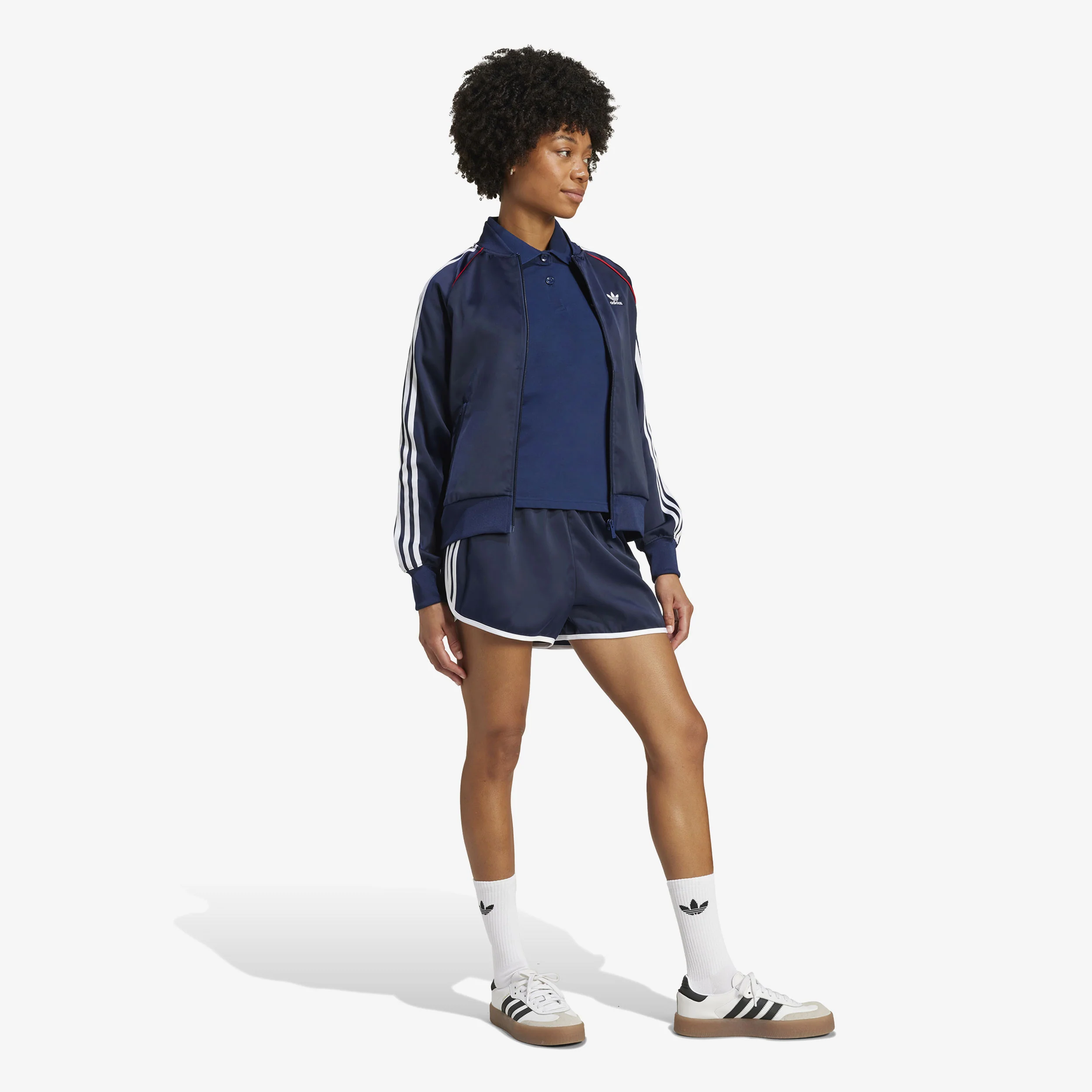 Wmns Adicolor 3 Stripe Sprinter Shorts - Image 6