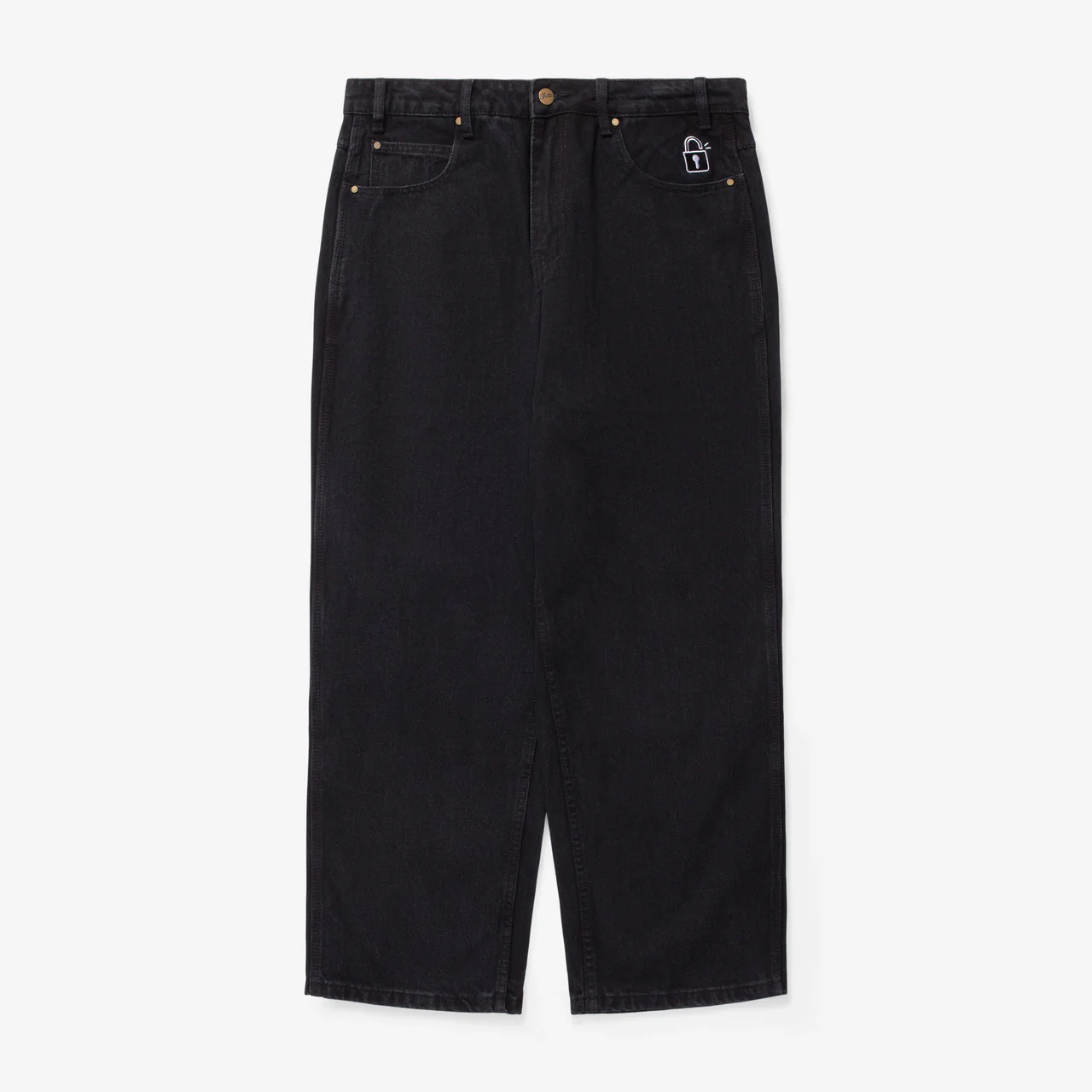 Lock Baggy Denim Jeans