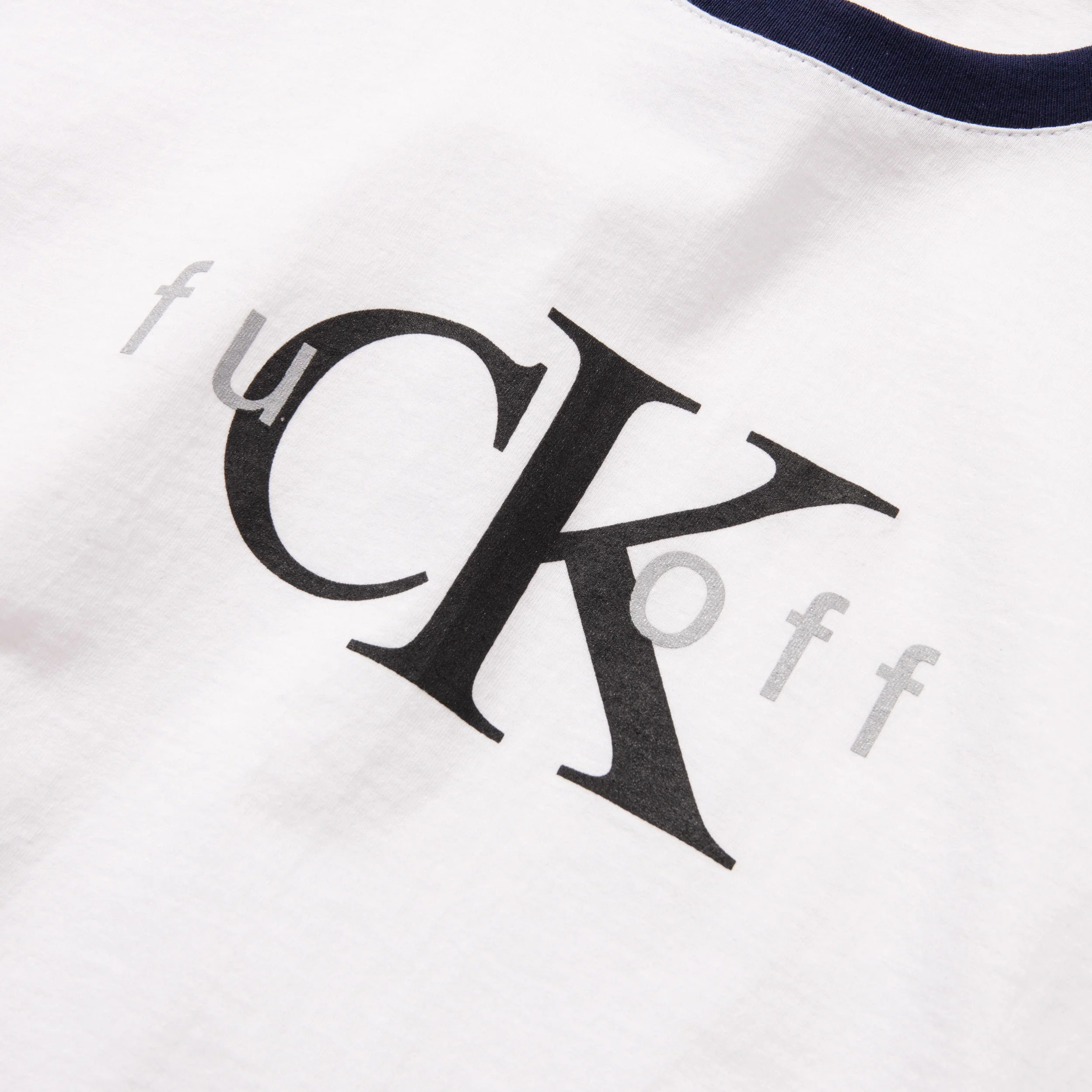 fuCK off Ringer T-Shirt - Image 3