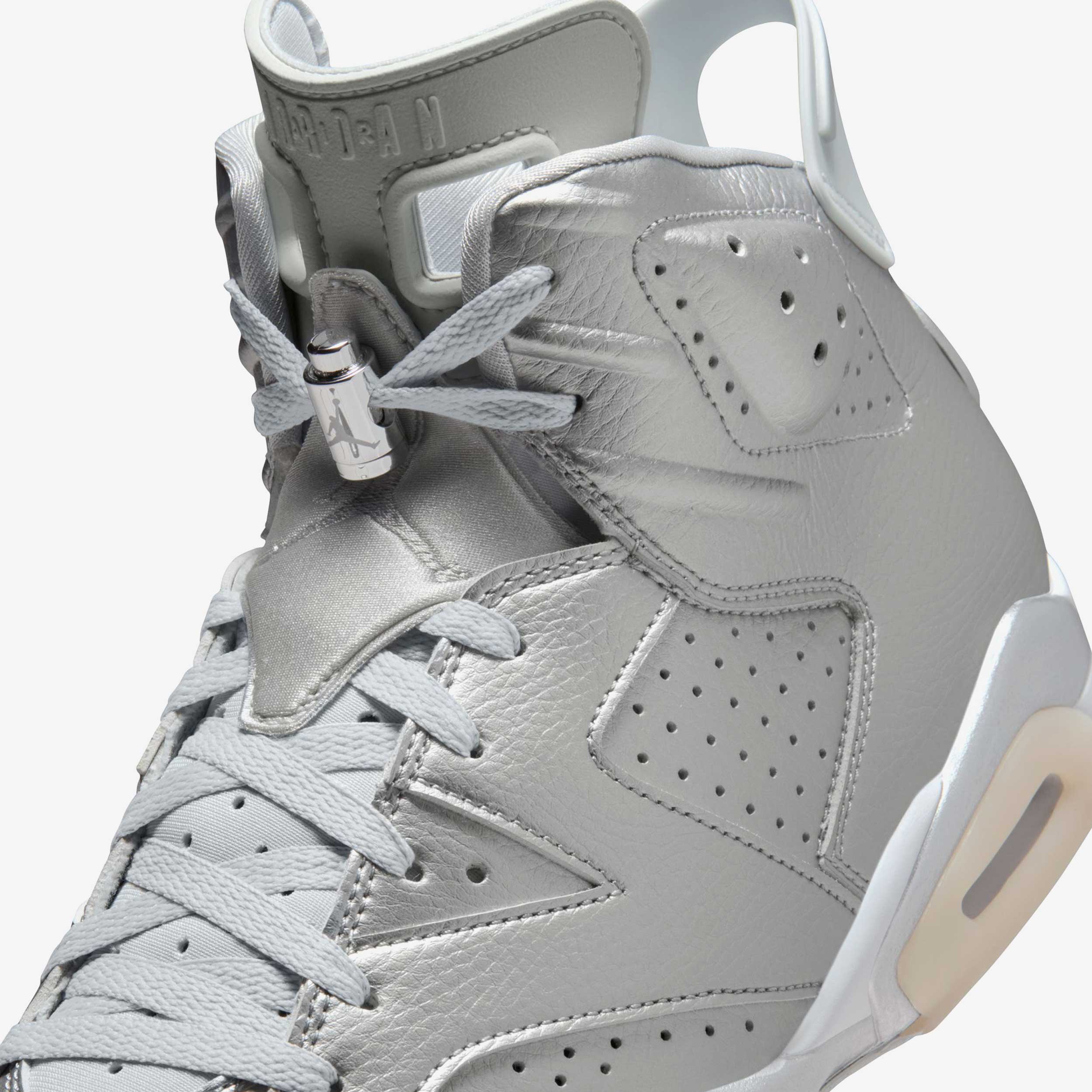 Air Jordan 6 Retro x PSG "Metallic Silver" - Image 6