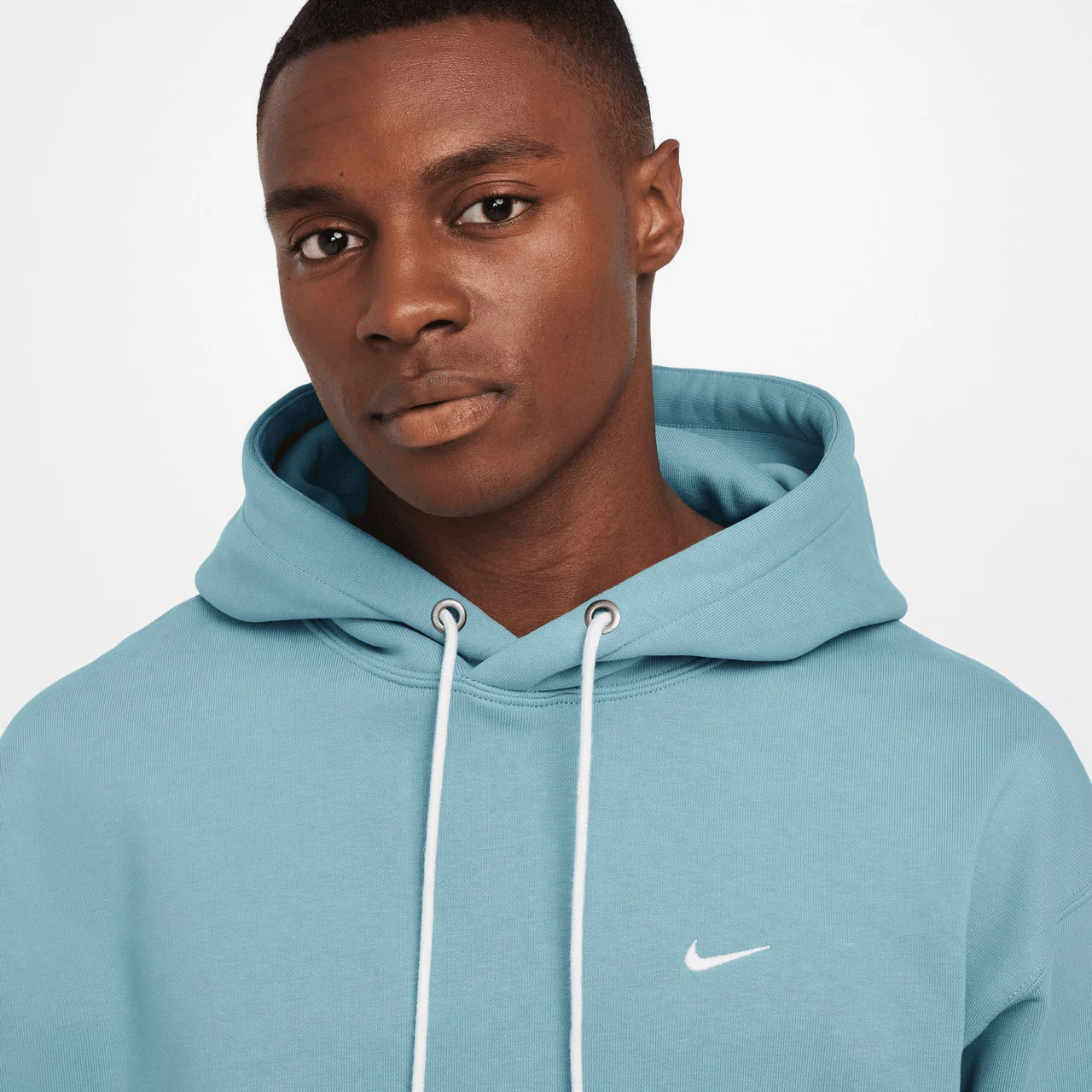 Solo Swoosh Fleece Pullover Hoodie - Image 3