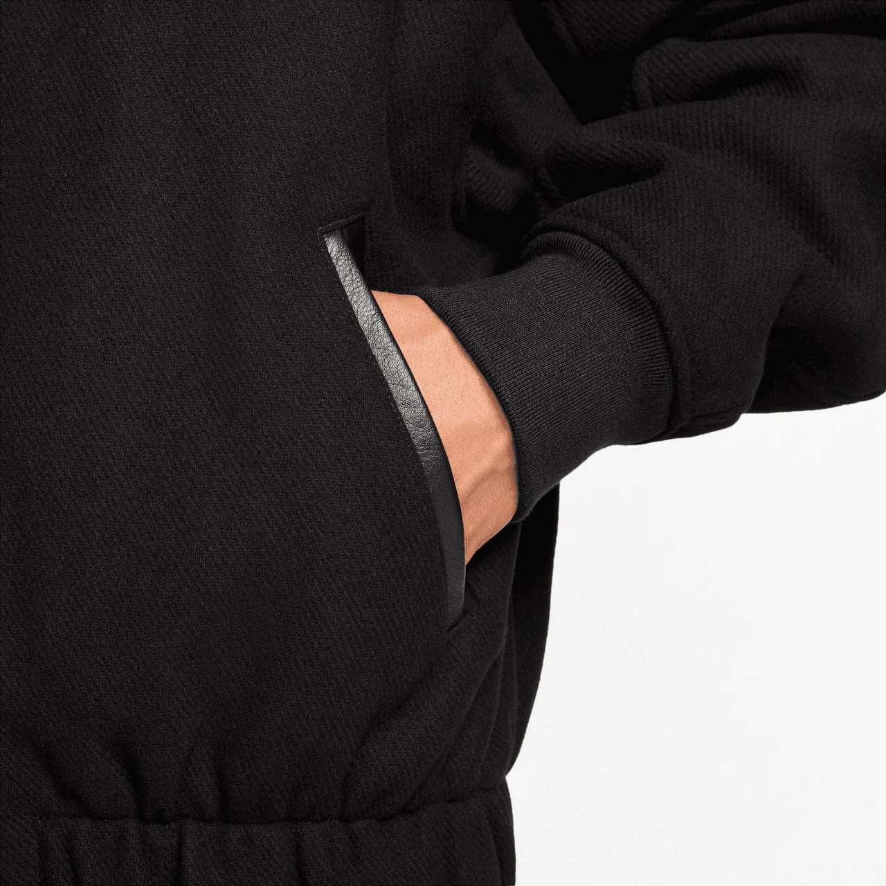 Solo Swoosh Wool Varsity Jacket - Image 5
